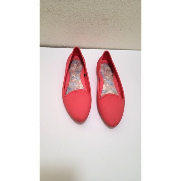 Crocs Light Pink Pointed Toe Slip-On Flats Size 8 - Picture 2 of 14